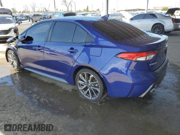 2020 Toyota Corolla SE with VIN 5YFS4RCE5LP053585, listed as a Copart auction lot 51502885 with 101,858 mi miles and Salvage Title. Bid and sale history available at carsss.com. Image 2.