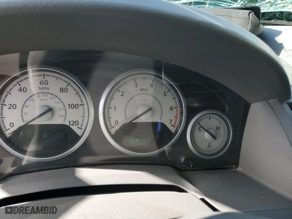 2008 Chrysler Town & Country Touring with VIN 2A8HR54P18R655808, listed as a Copart auction lot 51551485 with 159,450 mi miles and Salvage Title. Bid and sale history available at carsss.com. Image 9.