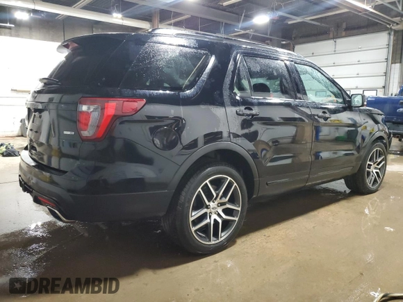2017 Ford Explorer Sport z VIN 1FM5K8GT3HGC75830, wystawiony jako Copart lot #54857675 z przebiegiem 129 096 mil mil oraz Szkoda całkowita • Salvage title. Historia ofert i sprzedaży dostępna na DreamBid. Obrazek 3.