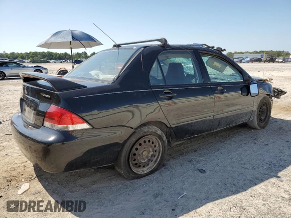 2006 Mitsubishi Lancer ES z VIN JA3AJ26E96U072041, wystawiony jako Copart lot #52852565 z przebiegiem Nie podano mil oraz Szkoda całkowita • Salvage title. Historia ofert i sprzedaży dostępna na DreamBid. Obrazek 3.