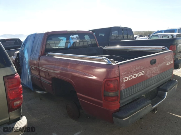 1999 Dodge Ram 1500 with VIN 3B7HF13Z1XG161805, listed as a Copart auction lot 45814355 with 0 mi miles and Salvage Title. Bid and sale history available at carsss.com. Image 2.