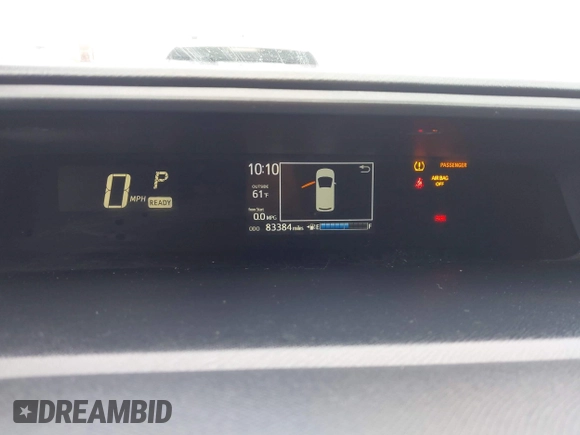 2018 Toyota Prius One with VIN JTDKDTB32J1599677, listed as a IAAI auction lot 42041923 with 83,384 mi miles and . Bid and sale history available at DreamBid. Image 7.