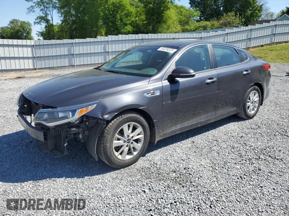 2017 Kia Optima LX with VIN KNAGT4L37H5146412, listed as a Copart auction lot 53229225 with 175,205 mi miles and Salvage Title. Bid and sale history available at DreamBid. Image 1.
