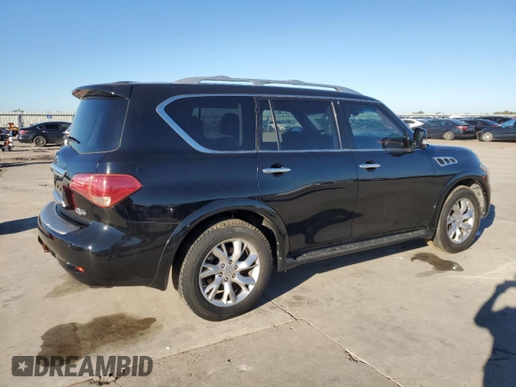 2011 Infiniti QX56 8-passenger with VIN JN8AZ2NCXB9301211, listed as a Copart auction lot 79528384 with 182,860 mi miles and Clean Title. Bid and sale history available at carsss.com. Image 3.