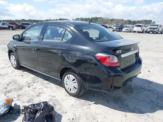 2024 Mitsubishi Mirage G4 ES with VIN ML32FUFJ5RHF07415, listed as a IAAI auction lot 41794271 with 3,730 mi miles. Bid and sale history available at carsss.com. Image 3.