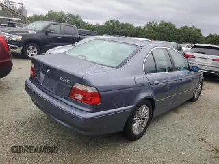 2002 BMW 5 Series 530i with VIN WBADT53462CE92426, listed as a Copart auction lot 74683564 with 0 mi miles and Salvage Title. Bid and sale history available at carsss.com. Image 3.