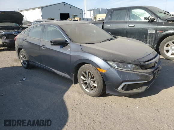 2021 Honda Civic Sedan EX with VIN 2HGFC2F7XMH014105, listed as a Copart auction lot 41447475 with 28,790 mi miles and Salvage Title. Bid and sale history available at carsss.com. Image 4.