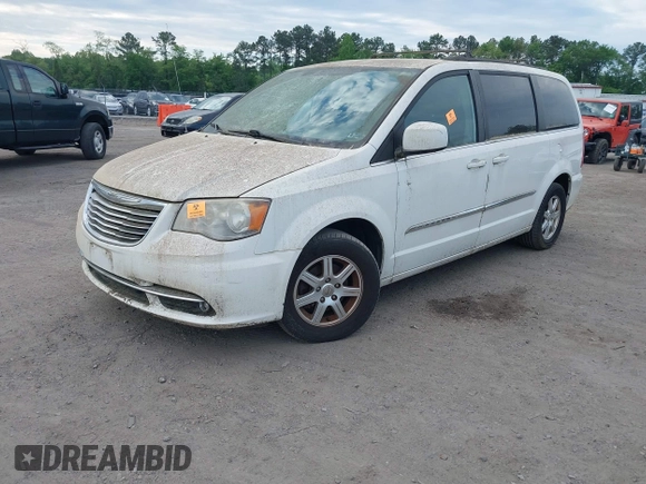 2012 Chrysler Town & Country Touring with VIN 2C4RC1BG6CR350676, listed as a IAAI auction lot 42162888 with 94,095 mi miles. Bid and sale history available at carsss.com. Image 2.