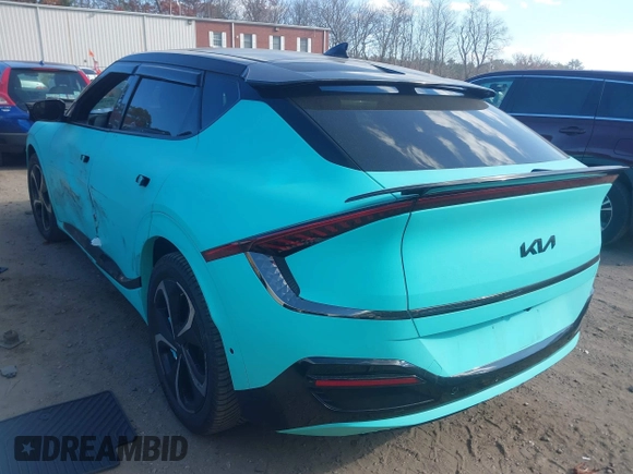 2022 Kia EV6 GT-Line with VIN KNDC4DLC5N5027803, listed as a IAAI auction lot 40786856 with 46,983 mi miles and . Bid and sale history available at DreamBid. Image 3.