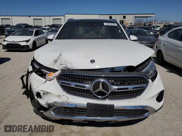 2024 Mercedes-Benz GLC with VIN W1NKM4HB6RF101430, listed as a Copart auction lot 47618785 with 0 mi miles and Salvage Title. Bid and sale history available at carsss.com. Image 5.
