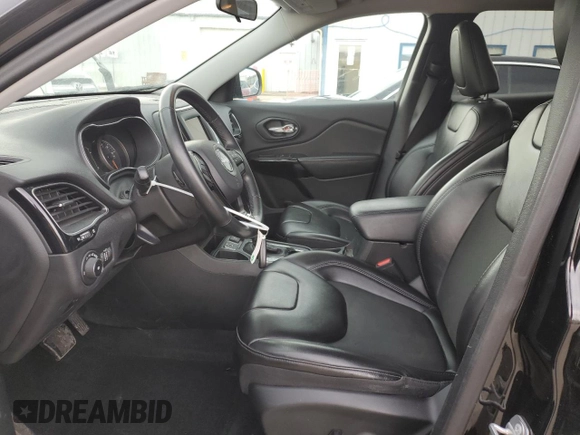 2019 Jeep Cherokee Latitude Plus with VIN 1C4PJLLBXKD339368, listed as a Copart auction lot 52421605 with 48,221 mi miles and Salvage Title. Bid and sale history available at carsss.com. Image 7.