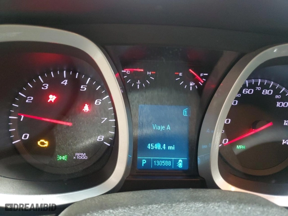 2010 Chevrolet Equinox LT w/1LT with VIN 2CNFLEEWXA6352731, listed as a Copart auction lot 49646925 with 130,588 mi miles and Salvage Title. Bid and sale history available at carsss.com. Image 9.