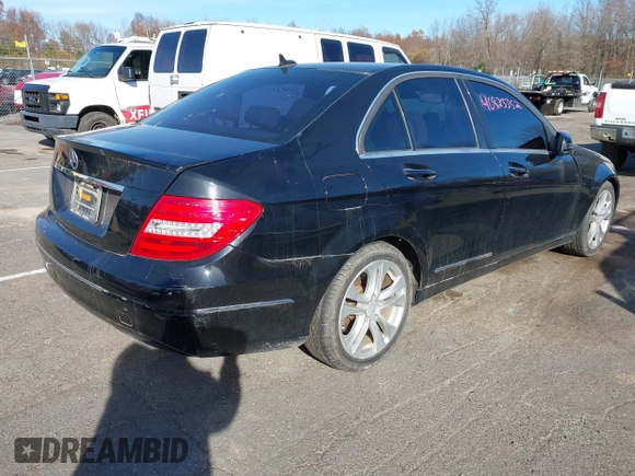 2013 Mercedes-Benz C-Class C 250 Sport with VIN WDDGF4HB8DR269848, listed as a IAAI auction lot 40823352 with 110,439 mi miles. Bid and sale history available at carsss.com. Image 4.