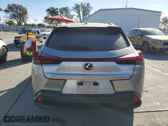 2020 Lexus UX 200 with VIN JTHP3JBH9L2026618, listed as a Copart auction lot 77893984 with 30,672 mi miles and Salvage title. Bid and sale history available at DreamBid. Image 6.