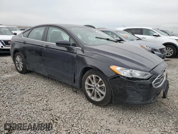 2019 Ford Fusion SE with VIN 3FA6P0H71KR278616, listed as a Copart auction lot 42767455 with 96,692 mi miles and Salvage Title. Bid and sale history available at carsss.com. Image 4.