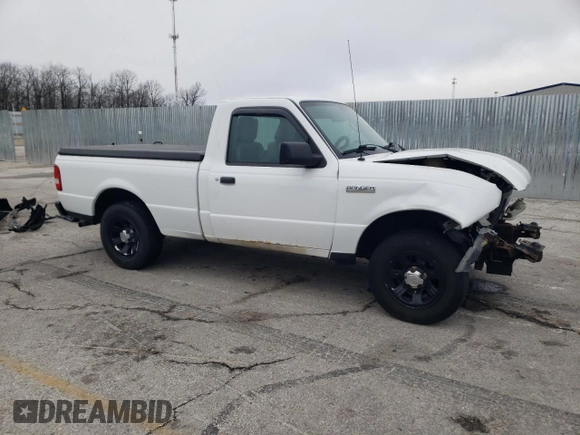 2010 Ford Ranger XL with VIN 1FTKR1AD9APA42391, listed as a Copart auction lot 51211205 with 203,793 mi miles and Salvage title. Bid and sale history available at DreamBid. Image 4.