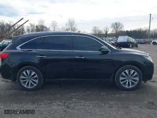 2015 Acura MDX Tech Pkg with VIN 5FRYD4H48FB009138, listed as a IAAI auction lot 41497082 with 124,837 mi miles. Bid and sale history available at carsss.com. Image 13.