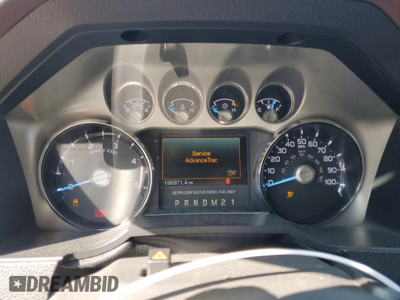 2011 Ford F-350 XL with VIN 1FT8W3BT7BEB07224, listed as a Copart auction lot 62005635 with 186,971 mi miles and Clean title. Bid and sale history available at DreamBid. Image 9.