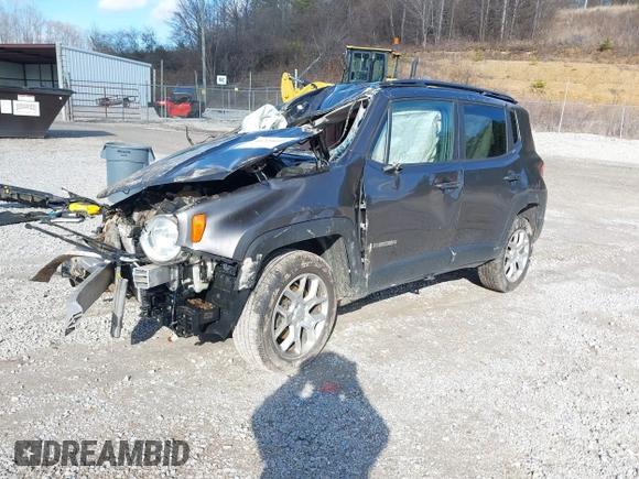 2017 Jeep Renegade Latitude with VIN ZACCJBBB9HPG58863, listed as a IAAI auction lot 41229109 with 112,865 mi miles and . Bid and sale history available at DreamBid. Image 2.