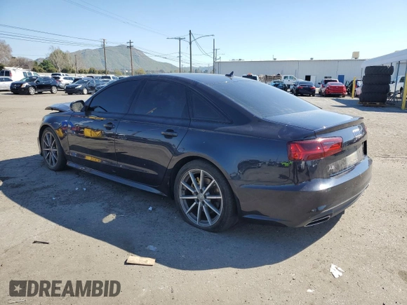 2017 Audi A6 Premium Plus with VIN WAUD8AFC1HN130754, listed as a Copart auction lot 43744333 with 91,889 mi miles. Bid and sale history available at carsss.com. Image 2.