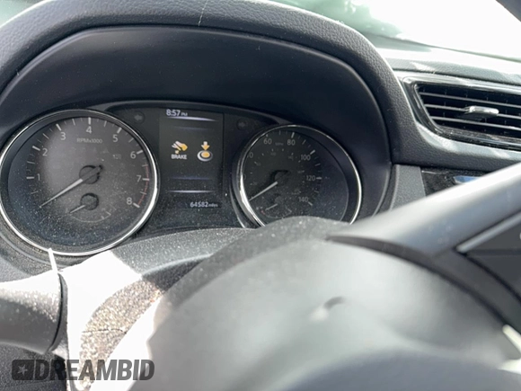 2017 Nissan Rogue SL with VIN JN1BJ1CR2HW122750, listed as a Copart auction lot 45503975 with 64,582 mi miles and Salvage Title. Bid and sale history available at DreamBid. Image 9.