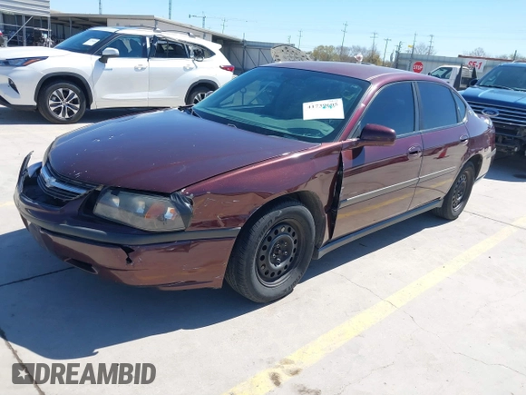 2004 Chevrolet Impala with VIN 2G1WF52E849185420, listed as a IAAI auction lot 41739605 with 182,887 mi miles and . Bid and sale history available at carsss.com. Image 18.