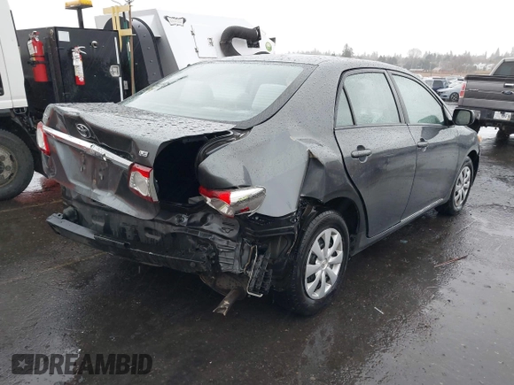 2011 Toyota Corolla L with VIN 2T1BU4EE4BC643260, listed as a IAAI auction lot 41833210 with 218,062 mi miles. Bid and sale history available at carsss.com. Image 4.