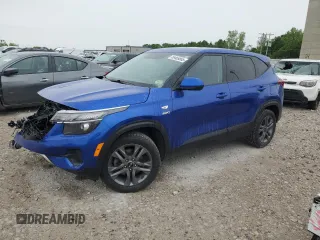 2021 Kia Seltos LX with VIN KNDEPCAAXM7046815, listed as a Copart auction lot 58469865 with 98,822 mi miles and Clean title. Bid and sale history available at DreamBid. Image 1.