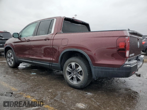 2018 Honda Ridgeline RTL-T with VIN 5FPYK3F62JB010954, listed as a Copart auction lot 44229355 with 101,797 mi miles and Clean title. Bid and sale history available at DreamBid. Image 2.
