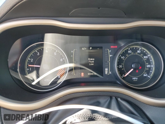 2014 Jeep Cherokee Latitude with VIN 1C4PJLCS7EW314176, listed as a Copart auction lot 50440565 with 90,340 mi miles and Salvage Title. Bid and sale history available at DreamBid. Image 9.