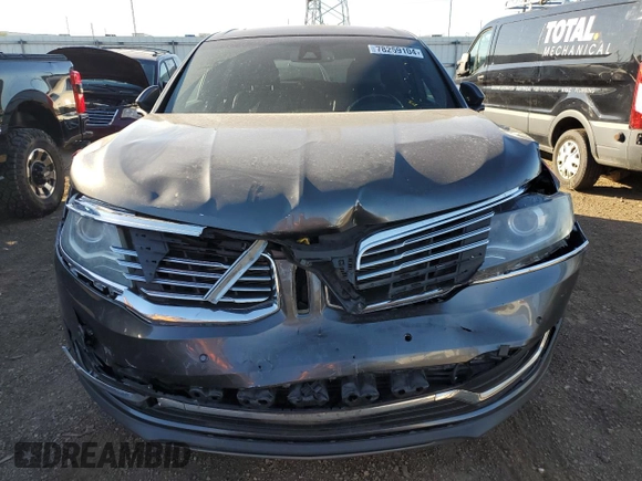 2017 Lincoln MKX Reserve with VIN 2LMPJ6LR5HBL18778, listed as a Copart auction lot 78259104 with 115,675 mi miles and Salvage Title. Bid and sale history available at carsss.com. Image 5.
