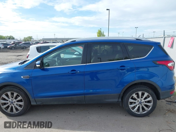 2017 Ford Escape Titanium with VIN 1FMCU0JD1HUA30076, listed as a IAAI auction lot 42024777 with 110,467 mi miles. Bid and sale history available at carsss.com. Image 14.
