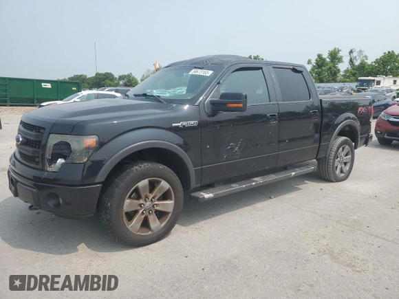 2013 Ford F-150 XL with VIN 1FTFW1EFXDKD59944, listed as a Copart auction lot 58673165 with 198,531 mi miles and Salvage title. Bid and sale history available at DreamBid. Image 1.