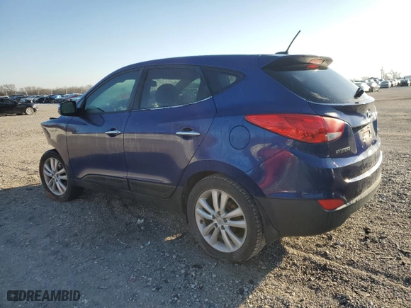 2012 Hyundai Tucson Limited with VIN KM8JU3AC6CU456872, listed as a Copart auction lot 48262905 with 89,000 mi miles and Salvage Title. Bid and sale history available at carsss.com. Image 2.