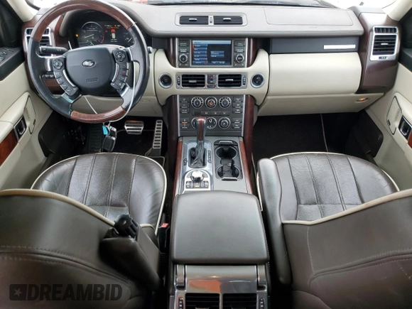 2012 Land Rover Range Rover SC with VIN SALMF1E43CA377866, listed as a Copart auction lot 46449725 with 179,514 mi miles and Salvage title. Bid and sale history available at DreamBid. Image 8.
