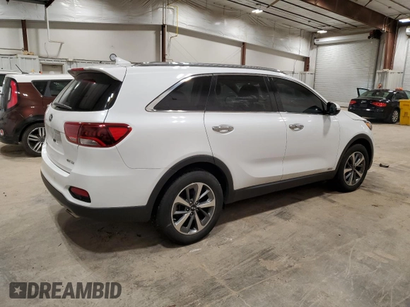 2019 Kia Sorento EX V6 with VIN 5XYPHDA55KG473088, listed as a Copart auction lot 54000545 with 95,205 mi miles and Clean Title. Bid and sale history available at carsss.com. Image 3.