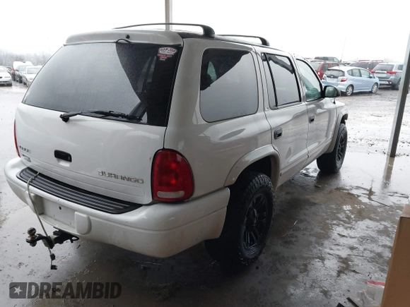 2002 Dodge Durango SLT with VIN 1B4HS48N92F219105, listed as a IAAI auction lot 41465493 with 182,189 mi miles and . Bid and sale history available at DreamBid. Image 4.