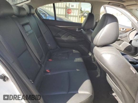 2018 Infiniti Q50 Luxe with VIN JN1EV7AP4JM363507, listed as a Copart auction lot 47868895 with 105,217 mi miles and Salvage Title. Bid and sale history available at DreamBid. Image 10.