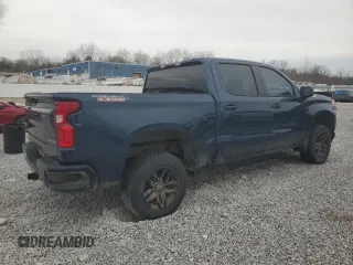 2020 Chevrolet Silverado 1500 Custom Trail Boss with VIN 1GCPYCEF8LZ264878, listed as a Copart auction lot 51793975 with 74,054 mi miles and Salvage Title. Bid and sale history available at DreamBid. Image 3.