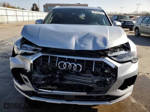 2019 Audi Q3 Premium Plus with VIN WA1BECF32K1073178, listed as a Copart auction lot 52552305 with 56,831 mi miles and Salvage Title. Bid and sale history available at carsss.com. Image 5.