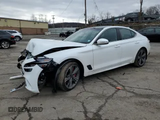 2024 Genesis G70 2.5T with VIN KMTG34SC2RU136755, listed as a Copart auction lot 86983654 with Not Provided miles and Salvage Title. Bid and sale history available at DreamBid. Image 1.