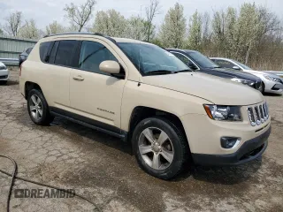 2016 Jeep Compass High Altitude Edition with VIN 1C4NJDEB9GD764730, listed as a Copart auction lot 54743435 with 124,085 mi miles and Clean Title. Bid and sale history available at carsss.com. Image 4.