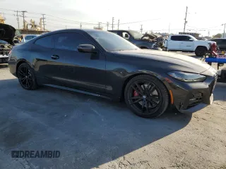 2023 BMW 4 Series 430i z VIN WBA53AP00PCL93738, wystawiony jako Copart lot #48011775 z przebiegiem 27 617 mil mil oraz Szkoda całkowita • Salvage title. Historia ofert i sprzedaży dostępna na DreamBid. Obrazek 4.