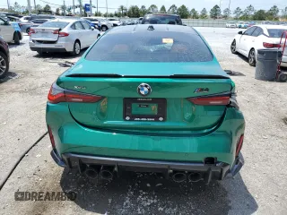 2024 BMW M4 Competition xDrive with VIN WBS43AZ0XRCR90189, listed as a Copart auction lot 54363595 with Not provided miles and Non repairable. Bid and sale history available at DreamBid. Image 6.