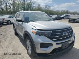 2020 Ford Explorer XLT with VIN 1FMSK8DH0LGB16050, listed as a Copart auction lot 52602235 with 120,680 mi miles and Clean Title. Bid and sale history available at DreamBid. Image 4.
