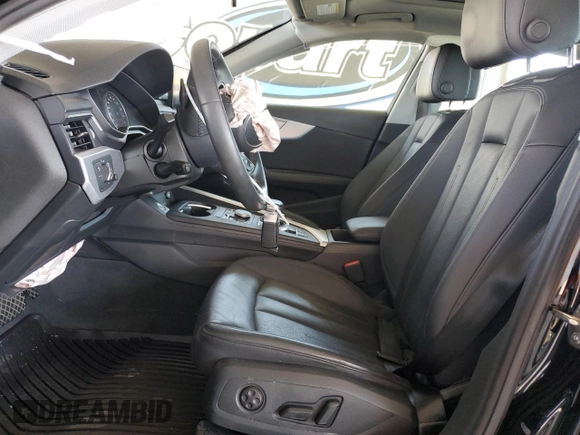 2018 Audi A4 Premium with VIN WAUDNAF45JN009698, listed as a Copart auction lot 56996875 with 39,134 mi miles and Salvage title. Bid and sale history available at DreamBid. Image 7.