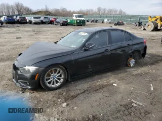 2016 BMW 3 Series 320i xDrive with VIN WBA8E5G53GNU21353, listed as a Copart auction lot 46501085 with 0 mi miles and Salvage Title. Bid and sale history available at carsss.com. Image 1.