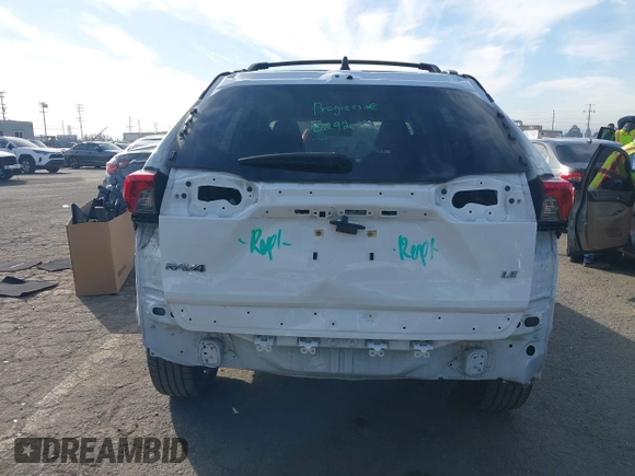 2020 Toyota RAV4 LE with VIN JTMH1RFV1LD048496, listed as a IAAI auction lot 41478595 with 66,610 mi miles. Bid and sale history available at carsss.com. Image 17.