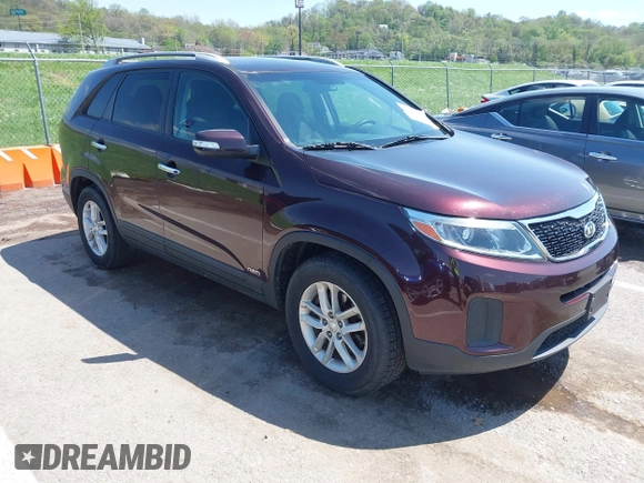 2015 Kia Sorento LX with VIN 5XYKTDA70FG604220, listed as a IAAI auction lot 42060598 with 128,180 mi miles and . Bid and sale history available at DreamBid. Image 1.