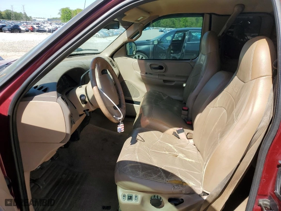 1999 Ford F-150 Work Series with VIN 1FTRX17WXXNC12811, listed as a Copart auction lot 52537395 with 0 mi miles and Salvage Title. Bid and sale history available at carsss.com. Image 7.